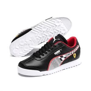 Tenis Puma Sf Roma Ferrari Originales Para Hombre Black Red Sneakers Size 10.5